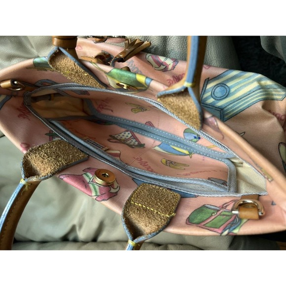 Dooney and Bourke MIAMI Beach Design Coated Canvas Handbag RETIRED - Picture 11 of 11